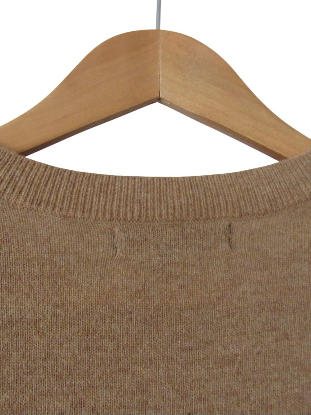 Banana Republic Zebra Sweater Small Tan Brown Italian Wool Blend Artsy Whimsical - Picture 6 of 8